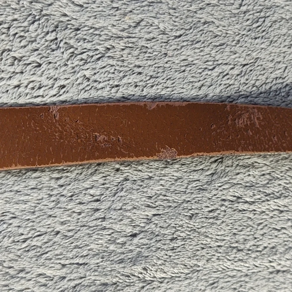 Lejon Genuine Leather Snakeskin Belt Sz 38